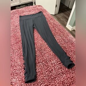 Balance Collection Gray Gym Workout Yoga Athleisure Leggings - Size L